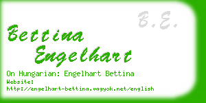 bettina engelhart business card